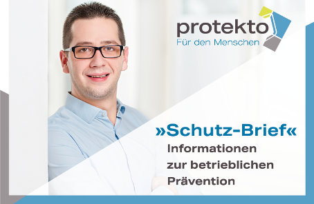 Protekto Mitarbeiter – Symbolbild für Schutzbrief Prüfung elektrischer Betriebsmittel
